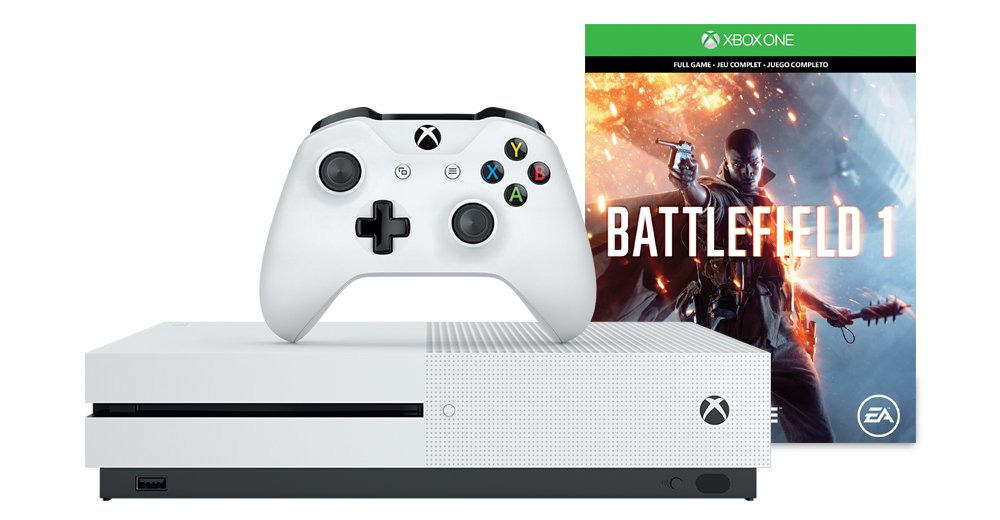 Console Xbox One S 500gb Battlefield 1
